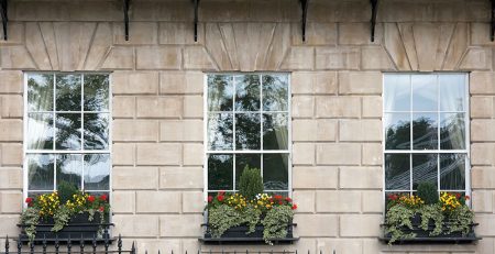 Traditional Sash Windows With Contemporary Architecture